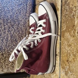 Burgundy Converse